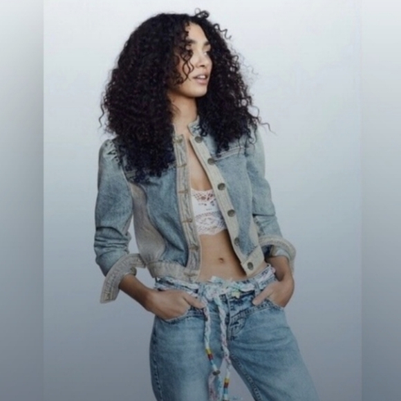 Free People Aubrey Denim Jacket - Picture 10 of 10